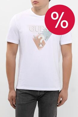 Guess: Хлопковая футболка 