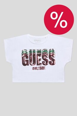 Guess: Хлопковая футболка 