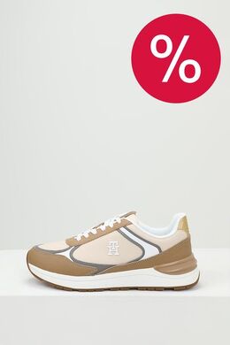 Tommy Hilfiger: Бежевые кроссовки 