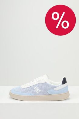 Tommy Hilfiger: Голубые кеды 