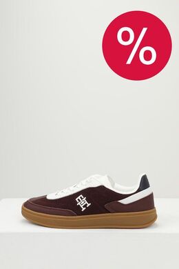 Tommy Hilfiger: Бордовые кеды 