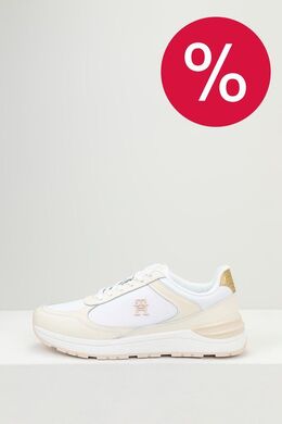 Tommy Hilfiger: Белые кроссовки 
