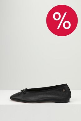 Tommy Hilfiger: Чёрные балетки 