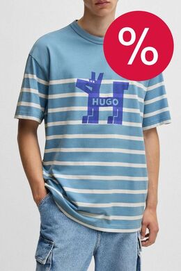 HUGO: Хлопковая футболка 