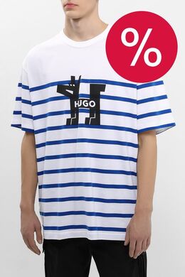 HUGO: Хлопковая футболка 