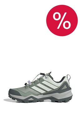 Adidas: Зелёные кроссовки  Terrex