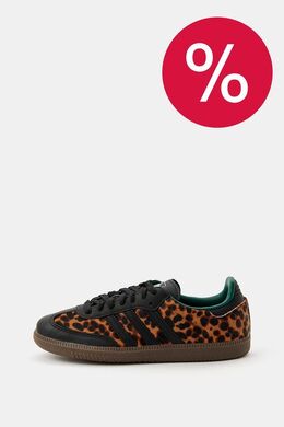 Adidas: Чёрные кроссовки  Samba
