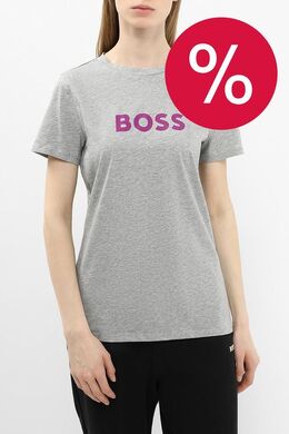 BOSS: Хлопковая футболка 
