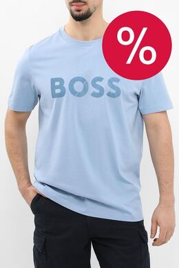 BOSS: Хлопковая футболка 