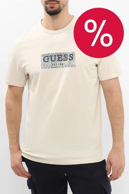 Guess: Хлопковая футболка 