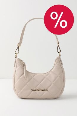 Valentino: Бежевая сумка 