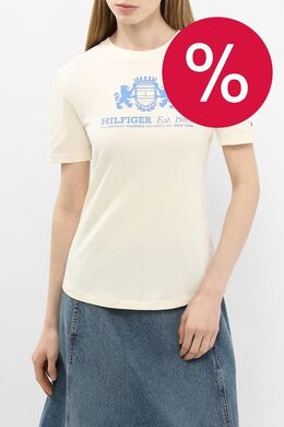 Tommy Hilfiger: Хлопковая футболка 