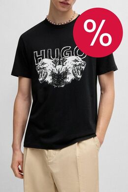 HUGO: Хлопковая футболка 