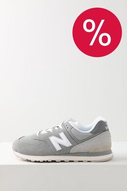 NEW BALANCE: Серые кроссовки  574