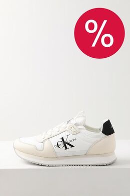 Calvin Klein: Белые кроссовки 