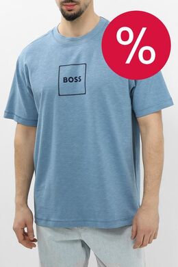 BOSS: Хлопковая футболка 