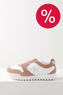 Calvin Klein: Белые кроссовки 