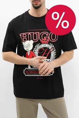 HUGO: Хлопковая футболка 