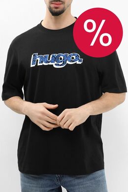 HUGO: Хлопковая футболка 