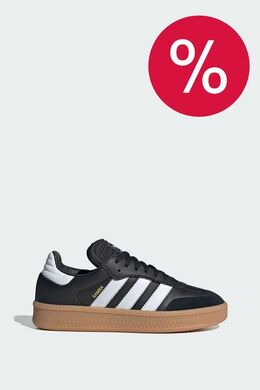 Adidas: Чёрные кроссовки  Samba