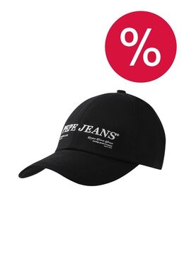 PEPE JEANS: Чёрная кепка 