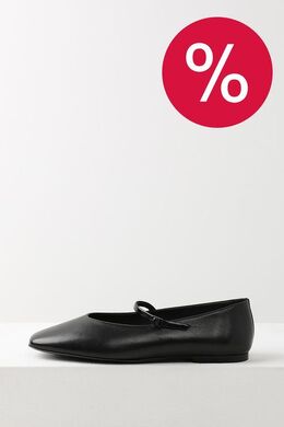 Calvin Klein: Чёрные балетки 