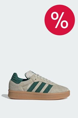 Adidas: Серые кроссовки  Samba