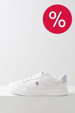 Tommy Hilfiger: Белые кеды 