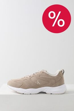 Calvin Klein: Бежевые кроссовки 