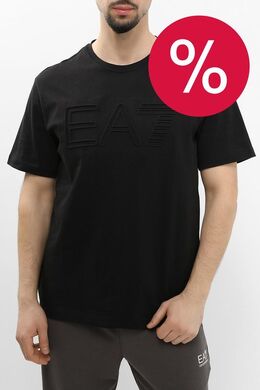 Ea7: Хлопковая футболка 