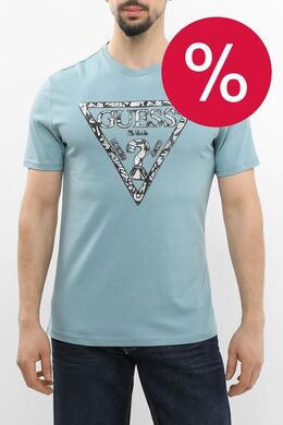 Guess: Хлопковая футболка 
