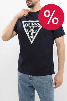 Guess: Хлопковая футболка 