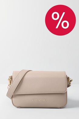 Valentino: Бежевая сумка 