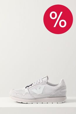 EMPORIO ARMANI: Серые кроссовки 