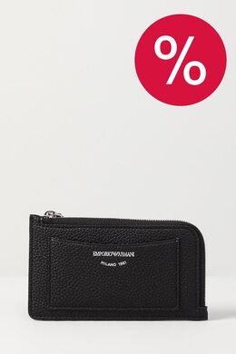 EMPORIO ARMANI: Чёрный картхолдер 