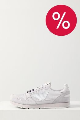 EMPORIO ARMANI: Серые кроссовки 