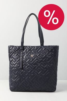 Tommy Hilfiger: Синяя сумка  Soft