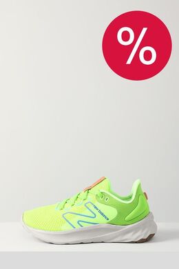 NEW BALANCE: Зелёные кроссовки  Fresh Foam