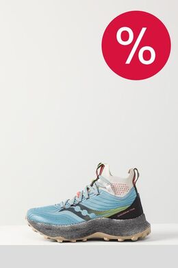 Saucony: Голубые кроссовки  Endorphin