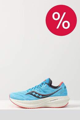 Saucony: Голубые кроссовки 