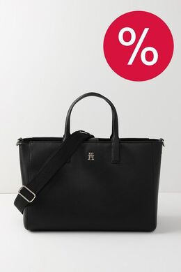 Tommy Hilfiger: Чёрная сумка  Soft