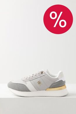 Tommy Hilfiger: Серые кроссовки 