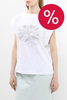 PEPE JEANS: Хлопковая футболка 