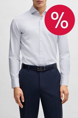 BOSS: Хлопковая рубашка 