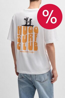 HUGO: Хлопковая футболка 