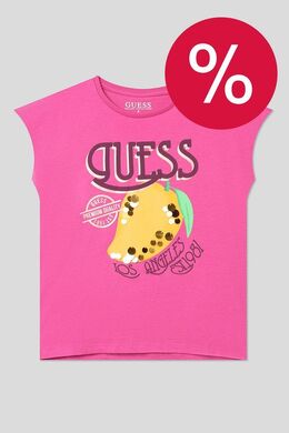 Guess: Хлопковая футболка 