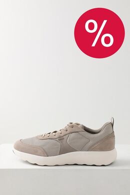 Geox: Бежевые кроссовки 
