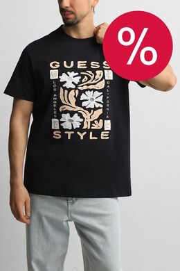 Guess: Хлопковая футболка 