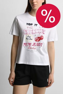 PEPE JEANS: Хлопковая футболка 