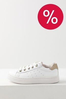 Geox: Белые кроссовки 